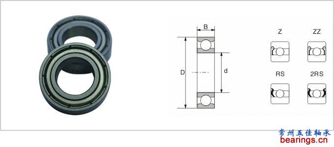 深沟球轴承图片