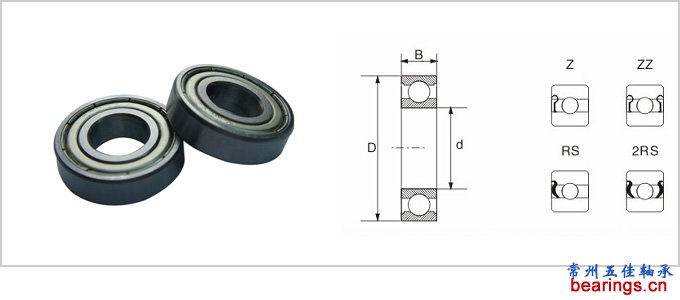深沟球轴承图片
